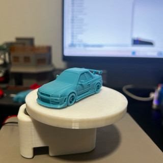 Nissan Gtr R34 in 3D màu ngẫu nhiên tỉ lệ 1/64 trưng bày diorama - phụ kiện đồ chơi xe mô hình 1/64