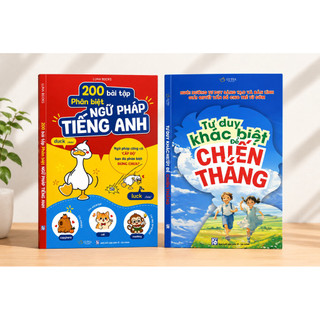Sách - 200 Bài Học Phân Biệt Ngữ Pháp Tiếng Anh + Hôm Nay Con Không Trì Hoãn ( Có bán lẻ từng cuốn )