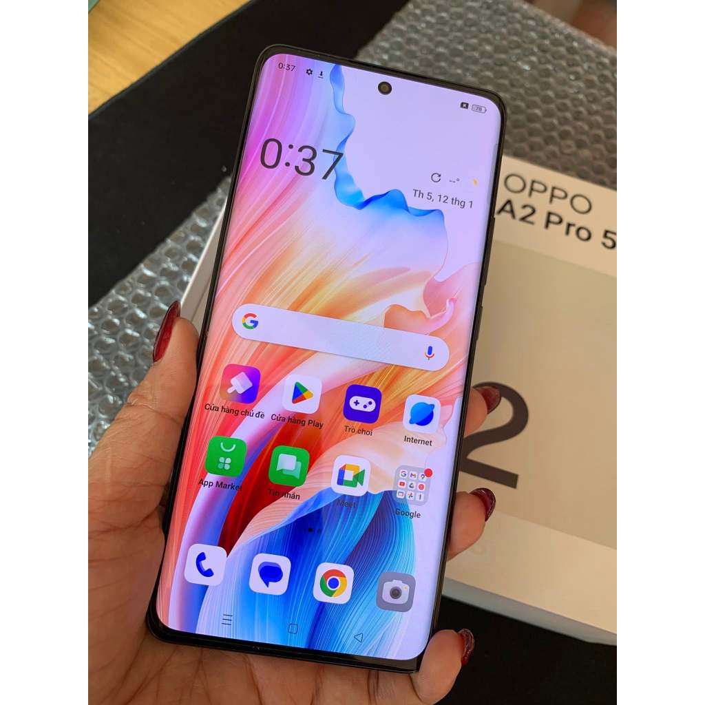 Điện thoại Oppo A2 Pro 5G Ram 12GB/256GB - Màn Hình AMOLED Cong, Camera Rõ Nét, Pin trâu |CHÍNH HÃNG