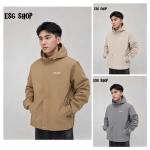 Áo Khoác Gió 2 Lớp chống nước, cản bụi , From rộng thoải mái