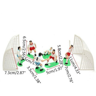 [Combo 5] Tổng Hợp các mẫu cầu thủ silicon bóng đá, quả bóng, cup ,hình cắm bóng đá trang trí bánh kem, bánh sinh nhật