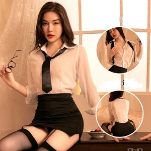 🍒 GIAO HÀNG CHE TÊN 🍒 Set Cosplay thư ký sexy bộ hóa trang nữ công sở quyến rũ