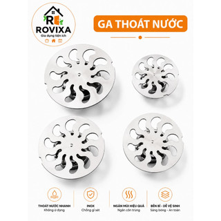 Ga Thoát Sàn Inox Chống Gỉ – Lọc Rác, Thoát Nước Nhanh, Ngăn Mùi Nhà Tắm Nhà Vệ Sinh