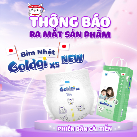 (Mẫu mới )Bỉm dán/quần Goldgi+ X5 / ECO quần dán đủ size Nb92/S84/M66/M60/L56/L48/XL46/XL44/XXL32