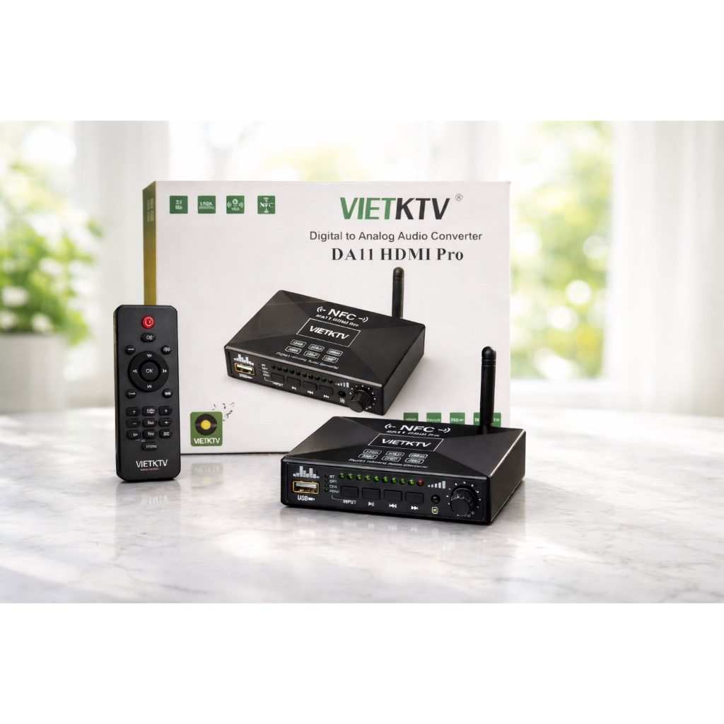 Bộ giải mã âm thanh Vietktv DA11 HDMI Pro 2026