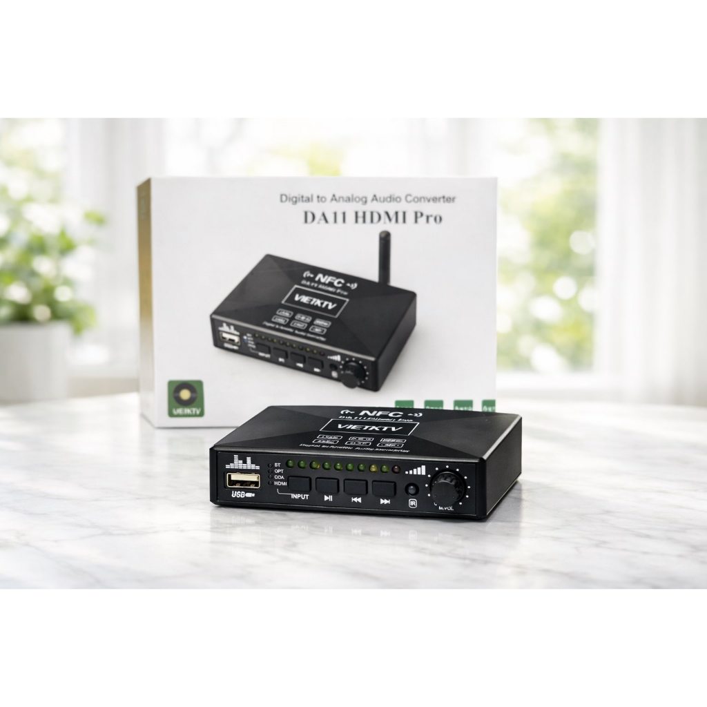 Bộ giải mã âm thanh Vietktv DA11 HDMI Pro 2026