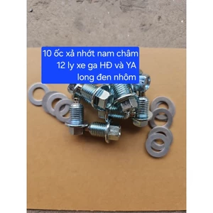 combo 10 ốc xả nhớt nam châm xe ga HĐ và YA vision leed Air Blade SH sirius jupiter exciter taurus xịn