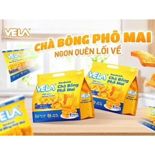Bánh sandwich chà bông phô mai Vela gói 282g