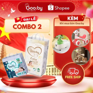 Combo 2 bịch Bỉm quần Gooby Extra/Premium chính hãng,siêu mỏng mềm,thấm hút tốt