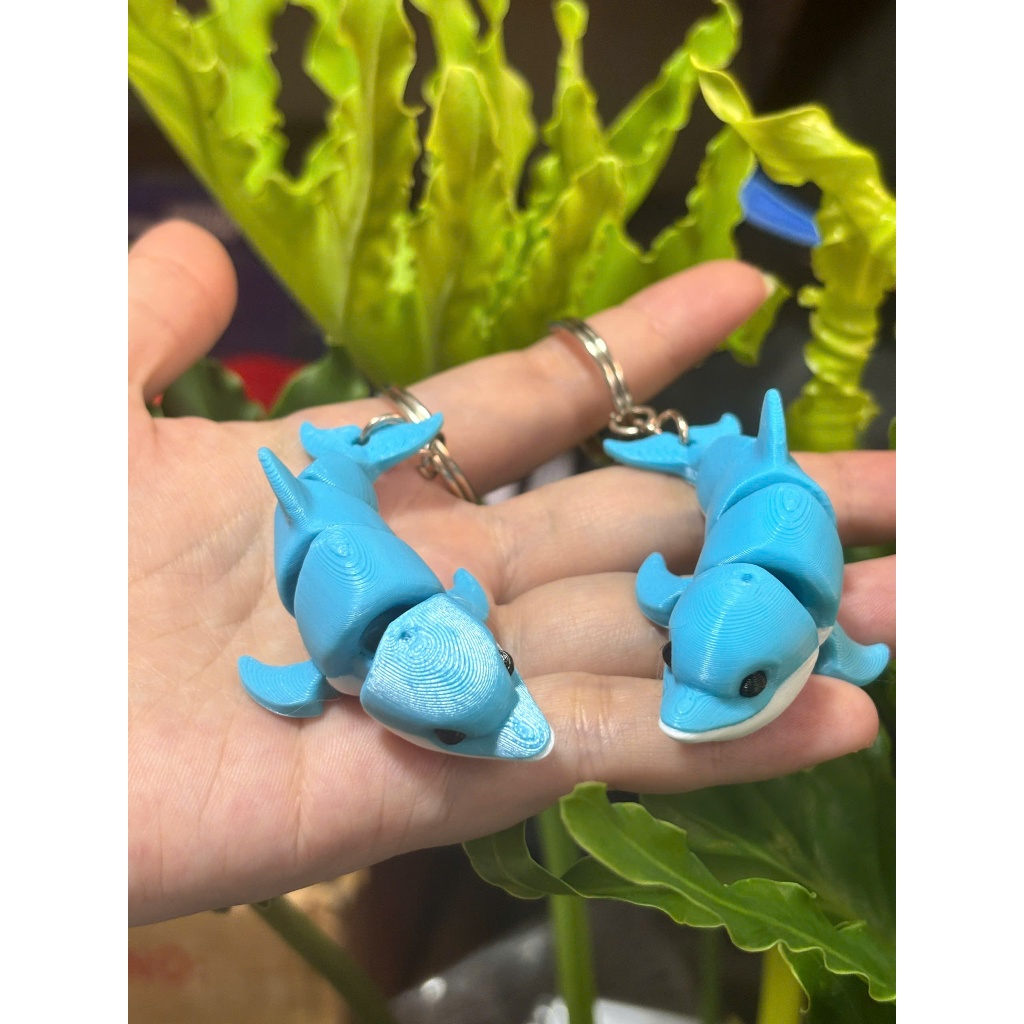 Móc Khóa Cá Heo 3D Mini Cute Dễ Thương – Quà Tặng Cute Trang Trí Balô Túi Xách