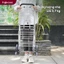 Xe kéo đi chợ siêu thị gấp gọn 2 bánh FUJIHOME SC-250 nhập khẩu, giỏ kéo có bánh xe xếp gọn đa năng