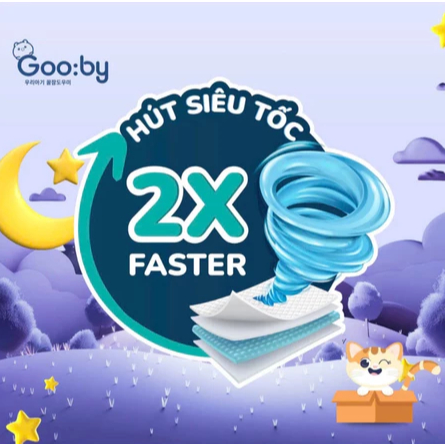 [TẶNG CHÒI] Combo 2 bịch Bỉm quần Gooby Extra/Premium chính hãng,siêu mỏng mềm,thấm hút tốt