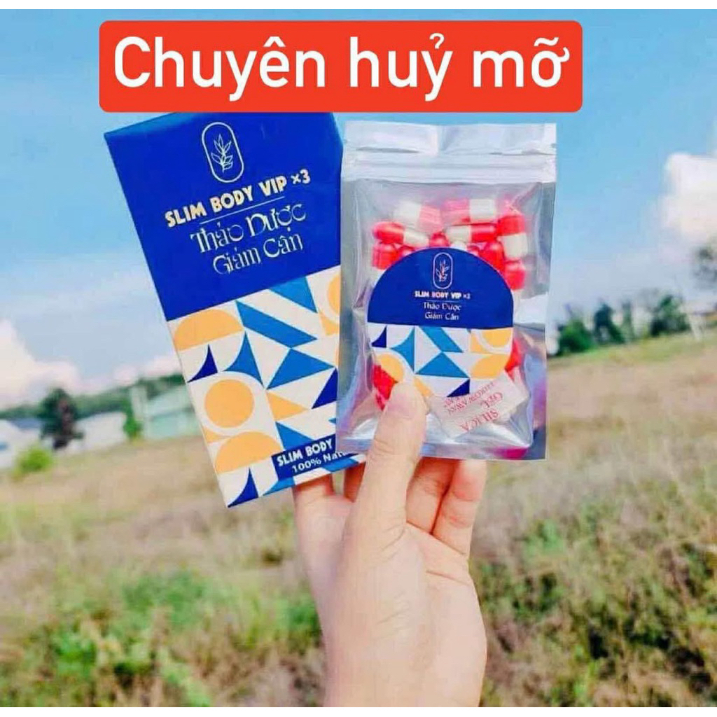 Giảm cân cấp tốc Slim Body New giảm mạnh cho cơ địa khó hàng 9 hãng (sét 3 món)