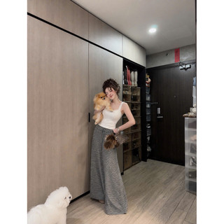 •𝙆𝙞𝙣𝙜𝙨𝙝𝙤𝙥𝙗𝙚𝙖𝙪𝙩𝙮•Set Áo Thun Mix Cv Kẻ Suông Jia QC