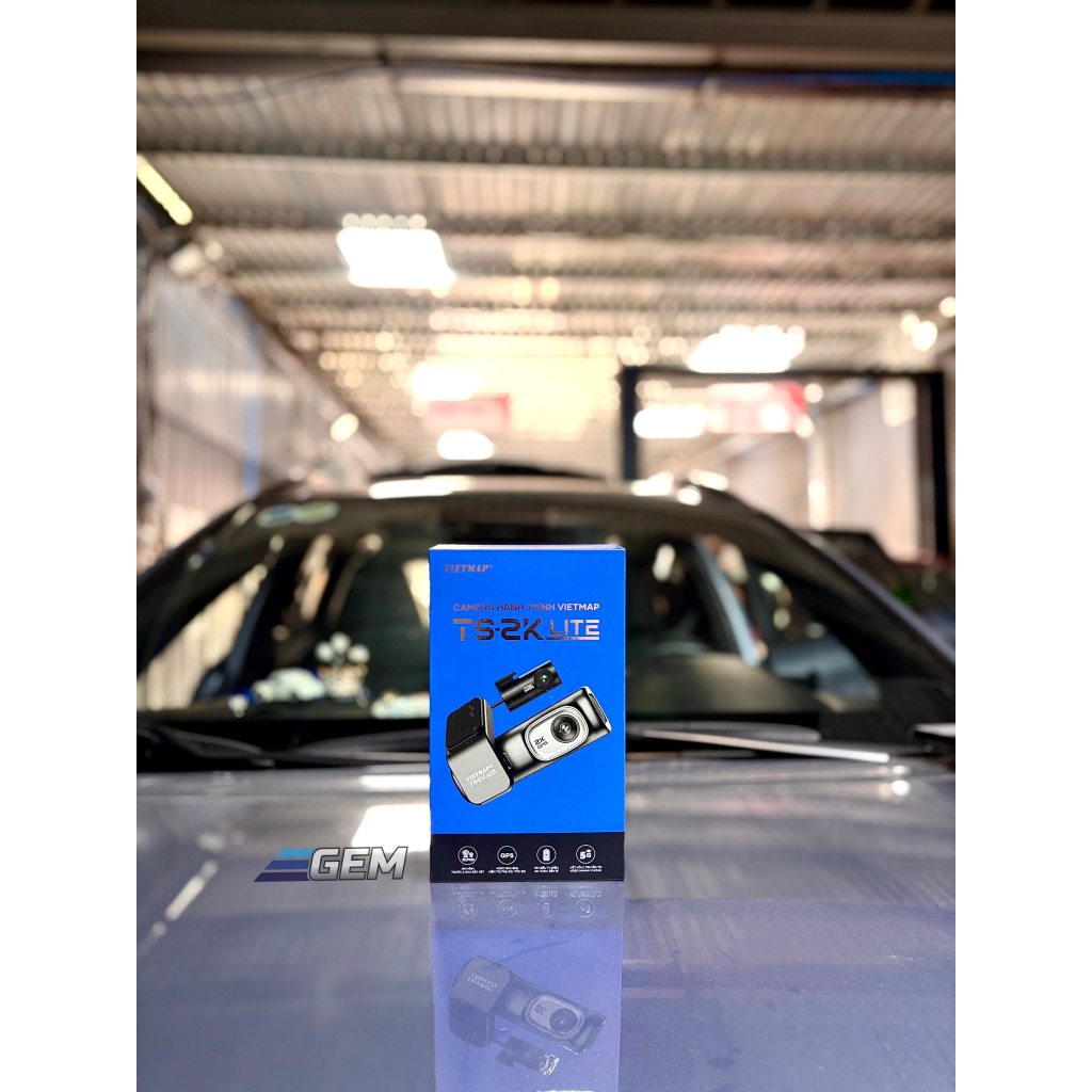 CAMERA HÀNH TRÌNH VIETMAP TS2K LITE, Tặng VIETMAP LIVE PRO 1 NĂM & Thẻ Nhớ 64GB