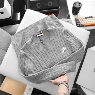 Áo Len nam dệt thừng form suông Hàn Quốc giữ ấm thu đông , bigsize 105k - Vargo