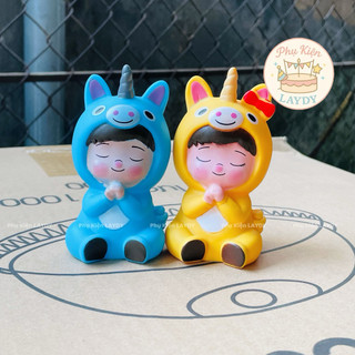 Mô Hình Em Bé Ngựa Dễ Thương Trang Trí Bánh Kem, Bánh Sinh Nhật cho bé Tuổi Ngựa