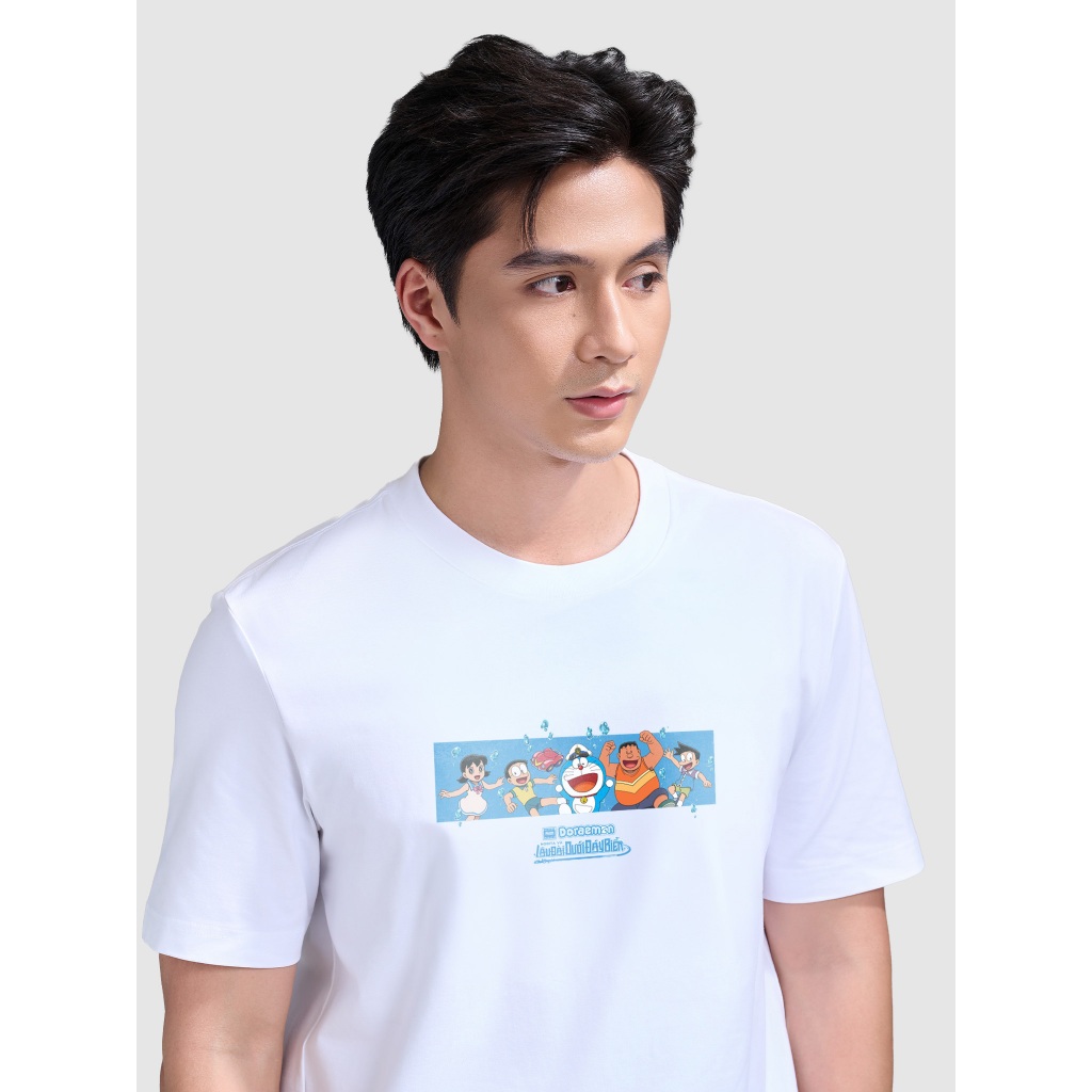 [MUA 4 GIẢM 20%][MỚI - BST DORAEMON]Áo thun Tshirt nam nữ Regular Fit 100% Cotton 180gsm IN Doraemon - Coolmate