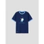 Áo thun nam nữ Tshirt Cotton Compact phối bo cổ IN Doraemon - Coolmate