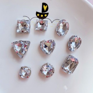 ✨ Set Charm Resin DIY Kim Cương Pha Lê Ánh Gương Luxury Mix Shape ✨