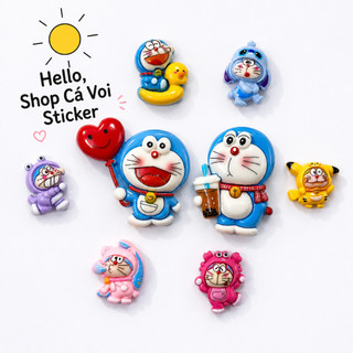 ĐỘC QUYỀN- Set Charm Doraemon Cosplay Kawaii Nhiều Màu Cao Cấp Gắn Dép Crocs Resin Dễ Thương Hot Trend 2026