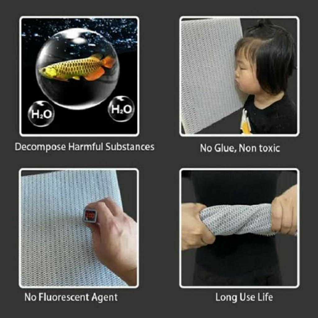 Bông lọc nhiều lớp 8D lọc nước bể cá, lọc bụi mịn, giữ vi sinh.