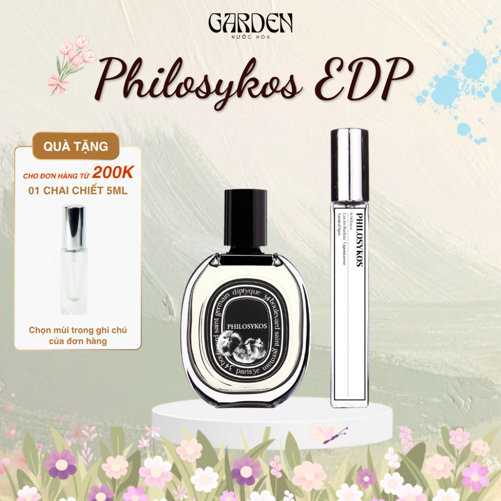 Nước Hoa Unisex Diptyque Fleur De Peau, L’eau Papier, Orpheon, Do son, Tam Dao, Ilio, Eau Rose, Philosykos GARDEN SCENT | BigBuy360 - bigbuy360.vn