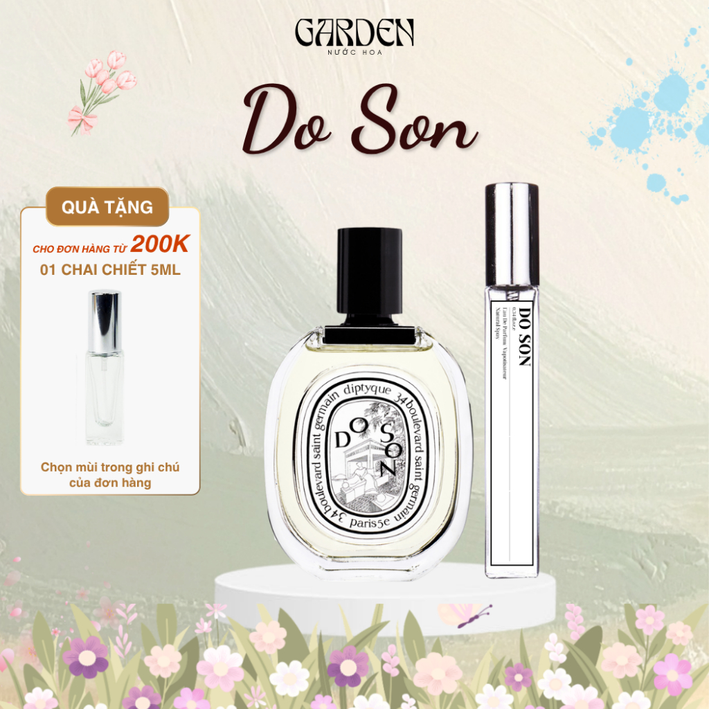 Nước Hoa Unisex Diptyque Fleur De Peau, L’eau Papier, Orpheon, Do son, Tam Dao, Ilio, Eau Rose, Philosykos GARDEN SCENT | BigBuy360 - bigbuy360.vn