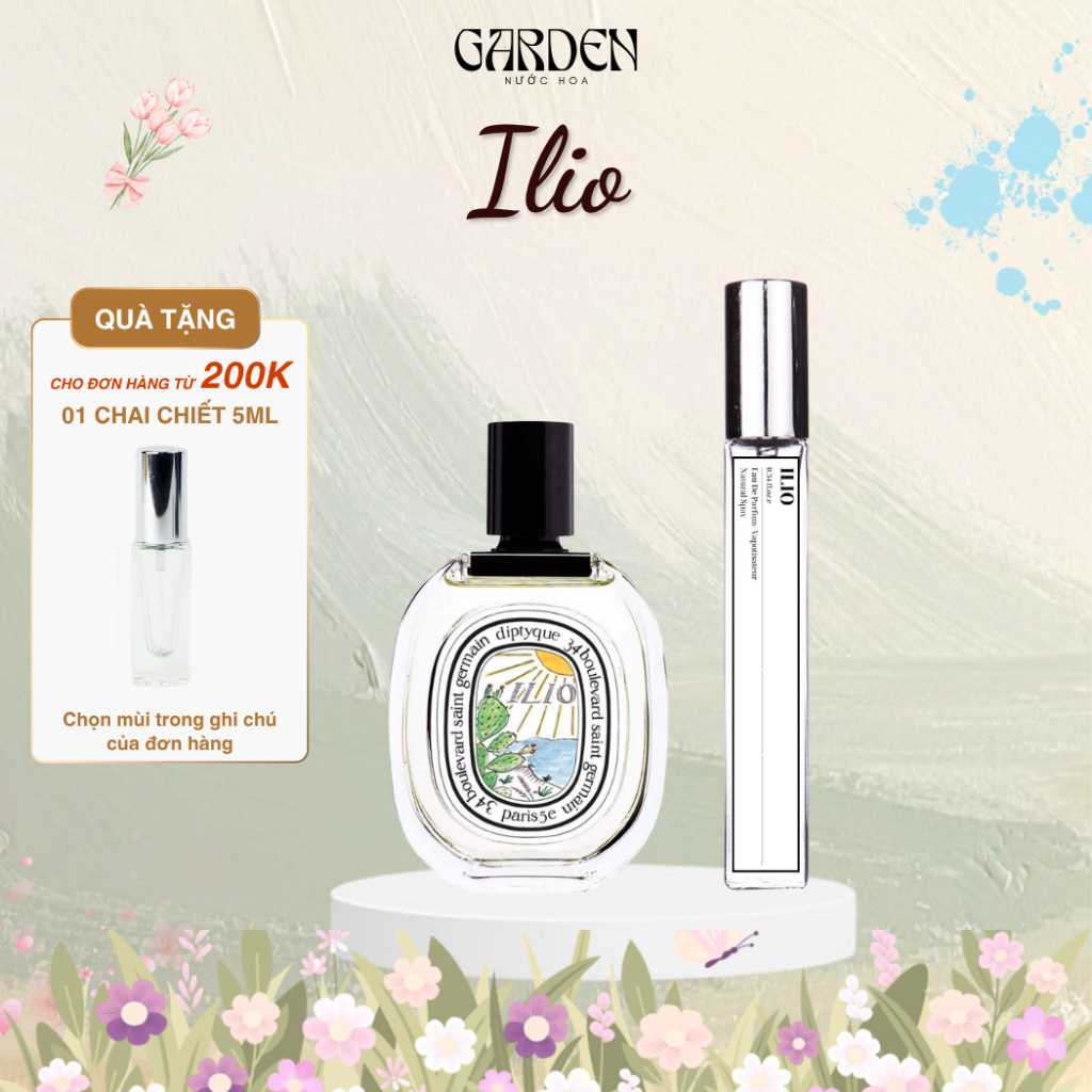 Nước Hoa Unisex Diptyque Fleur De Peau, L’eau Papier, Orpheon, Do son, Tam Dao, Ilio, Eau Rose, Philosykos GARDEN SCENT | BigBuy360 - bigbuy360.vn