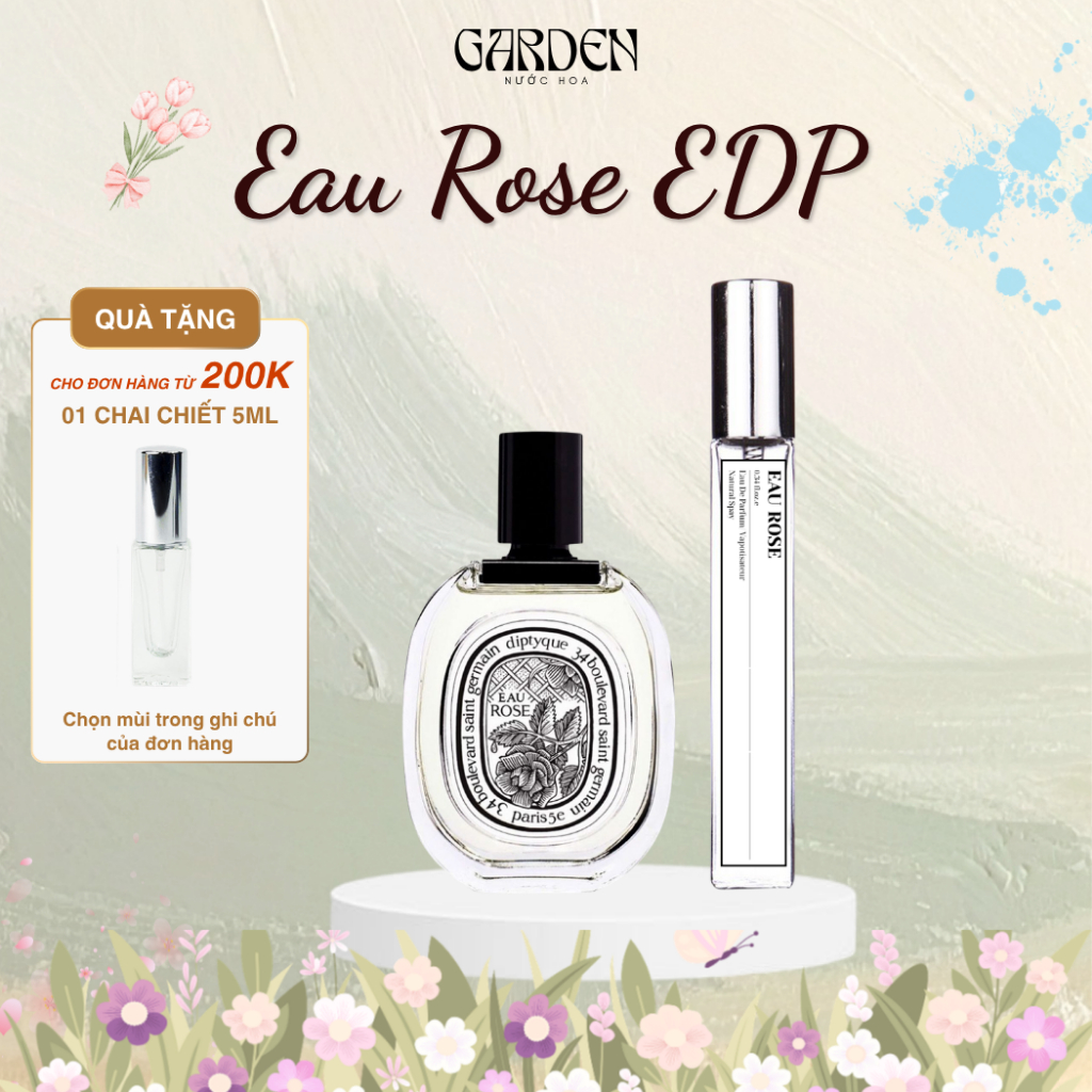 Nước Hoa Unisex Diptyque Fleur De Peau, L’eau Papier, Orpheon, Do son, Tam Dao, Ilio, Eau Rose, Philosykos GARDEN SCENT | BigBuy360 - bigbuy360.vn