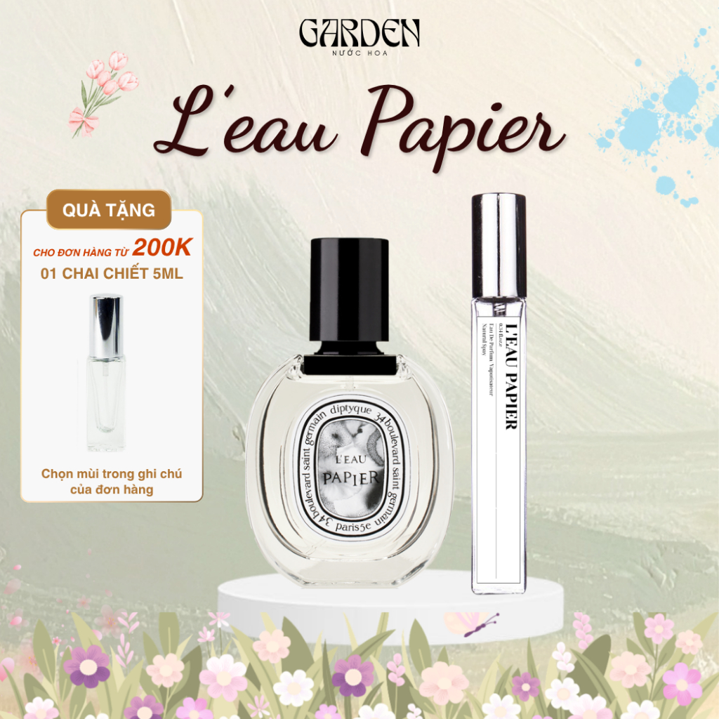 Nước Hoa Unisex Diptyque Fleur De Peau, L’eau Papier, Orpheon, Do son, Tam Dao, Ilio, Eau Rose, Philosykos GARDEN SCENT | BigBuy360 - bigbuy360.vn