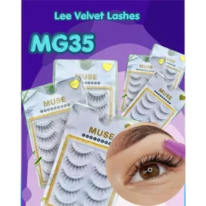MI GIẢ MG35-MI MUSE-MI GÂN TRONG, MI GIẢ SỢI MỎNG NHẸ TỰ NHIÊN -Lee Velvet Lashes