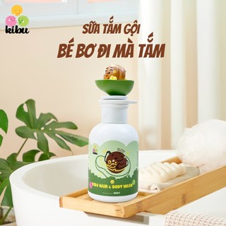Combo 3 chai Sữa Tắm Gội Trẻ Em 2in1 Kibu Bơ