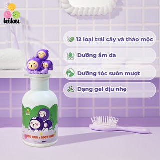 Combo 3 chai Sữa Tắm Gội Trẻ Em 2in1 Kibu VIỆT QUẤT