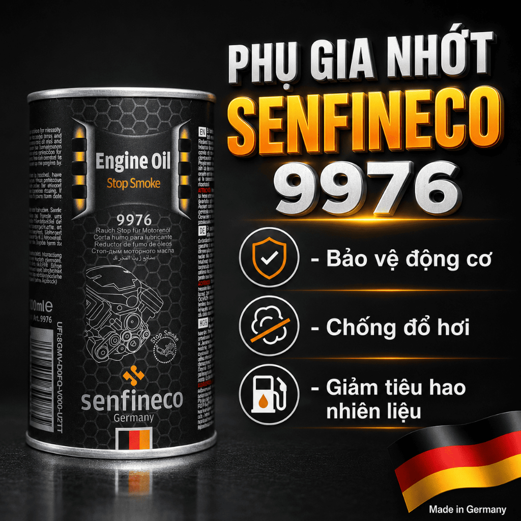 Phụ Gia Nhớt Senfineco 9976 Hỗ Trợ Bảo Vệ Động Cơ Dùng Được Cho