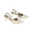 Giày SlingBack Cao Gót 7P Quai Khóa Chéo HAILLEY HADU M7163 Da Cao Cấp Đế TPR Chống Trượt BH 12T