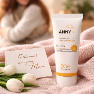 Mua 1 tặng 1  -  Kem Nâng tone Chống Nắng ANNY, Mờ nám Xạm, nâng tone, Chống nắng, kiềm dầu, bảo vệ da suốt 8h