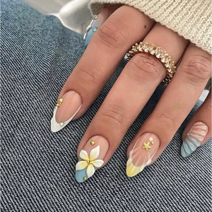 NAIL BOX THẠCH NUDE NẶN HOA Y2k NAIL HÈ