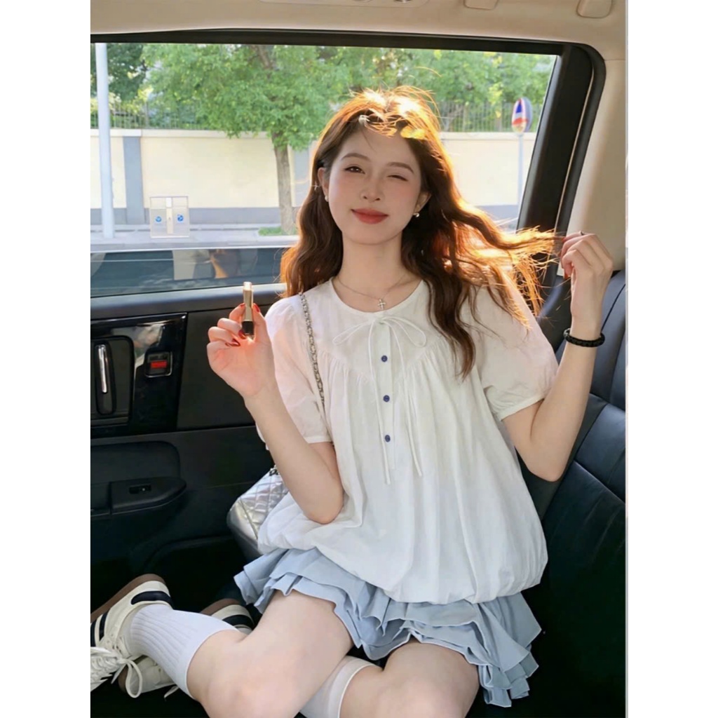 Áo babydoll form bí 4 màu siêu xinh 11266 A212