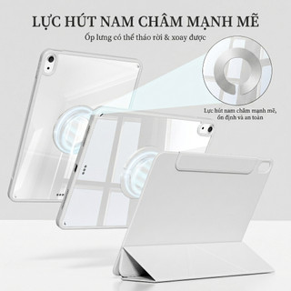[Có Sẵn] Ốp Lưng Từ Tính KTGGHG Cho iPad - Khung Tháo Rời 2 In 1 Cho iPad 11/10 Air 4~5th/6~8th 11" Gen 7-9 10.2"