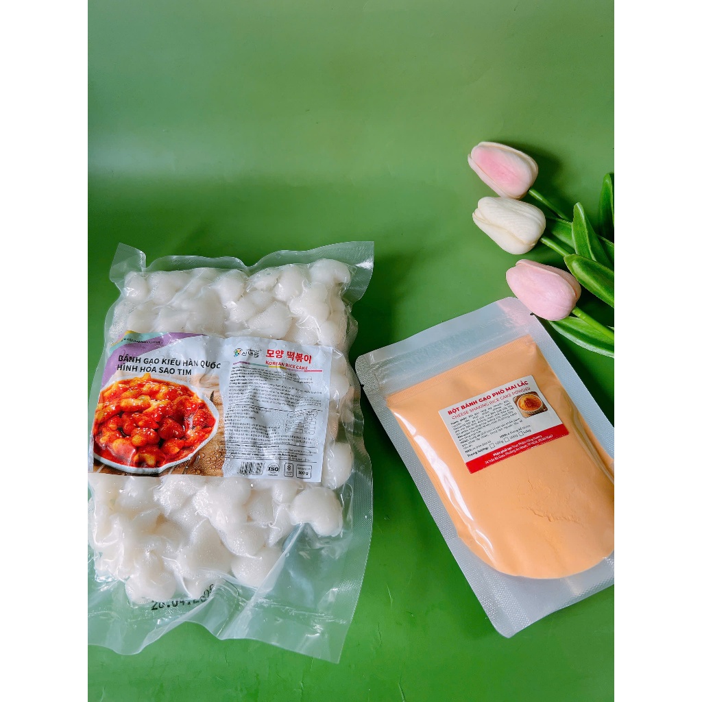 1kg Tokbokki Tim Sao Hoa (gồm 2 gói 500g)