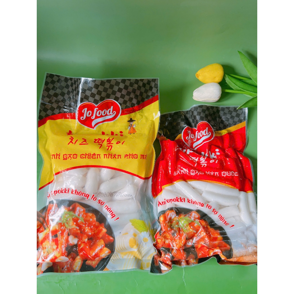 Nguyên liệu nấu bánh gạo tokpokki đủ vị Hiệu Jofood tùy chọn
