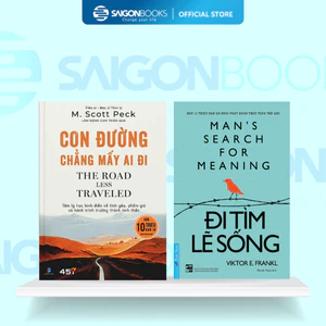 Sách - Combo Con đường chẳng mấy ai đi + Đi tìm lẽ sống