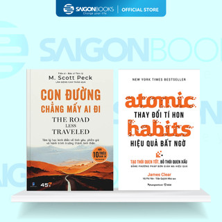 Sách - Combo Con đường chẳng mấy ai đi + Thay đổi tí hon, hiệu quả bất ngờ