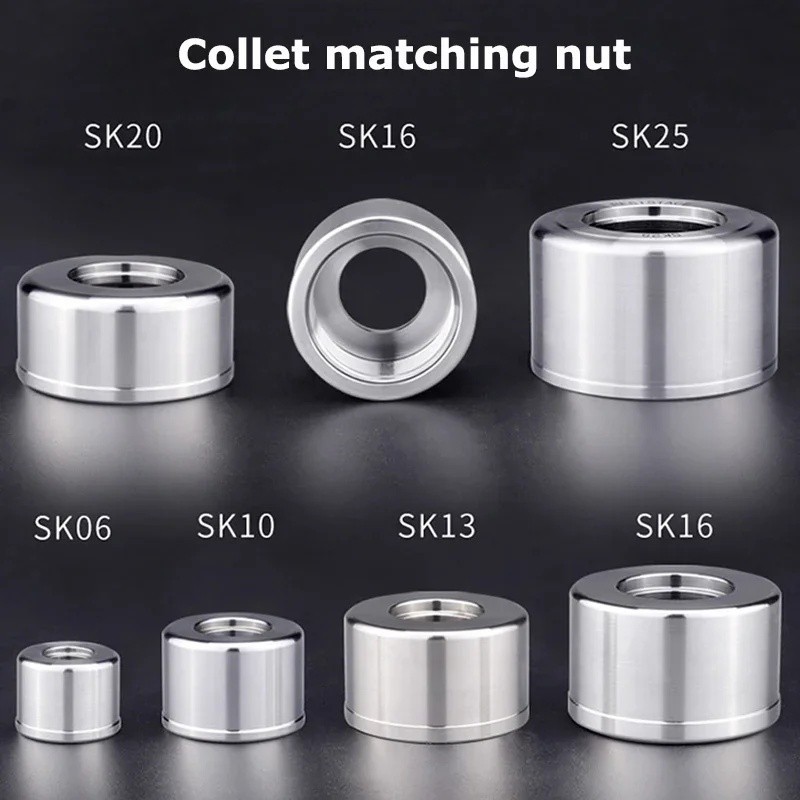 Collet Sk10 hàng Đài Loan dùng kẹp dao phay phù hợp gia công độ chính xác cao