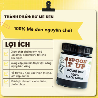 Bơ Mè Đen Spoon It Up – Thuần Chay, Thơm Béo, Không Đường, Không Phụ Gia, Lối Sống Lành Mạnh