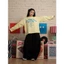 Áo Thun Tay Dài Boxy VIBESTU '' Longsleev With Me '' Form Unisex 250Gsm Cotton