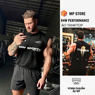 Áo Tank Top Gym Nam R4W Form Rộng Thể Thao Local Brand 2026