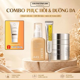 Combo Mary&May Spicule Retinol PDRN Cream + ZEZES DRN Solution 60ml + GLASSGLOW NIGHT CREAM 50g CB0352