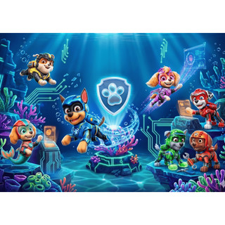 COMBO SỈ 5 tranh ghép A4 20 mảnh; 40 mảnh; 80 mảnh TooYoo Chủ đề đội chó cứu hộ PAW Patrol TG0131